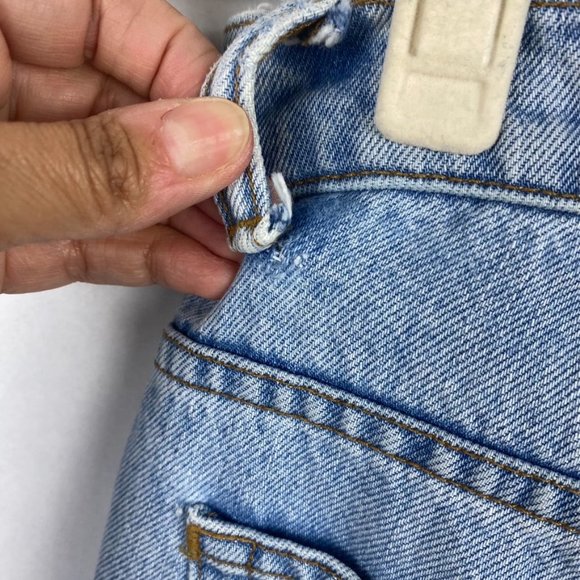 Alexander Wang Womens 26 Jeans Button Fly 100% Cotton Bleach Light Wash Straight - Picture 9 of 10